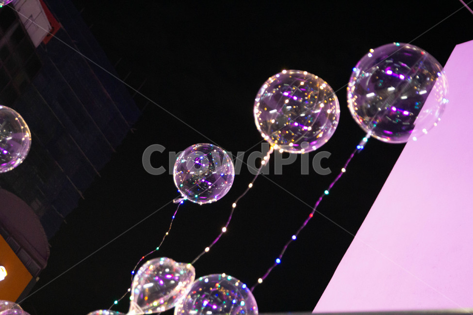 풍선,sphere,구체,bubble,거품,야경