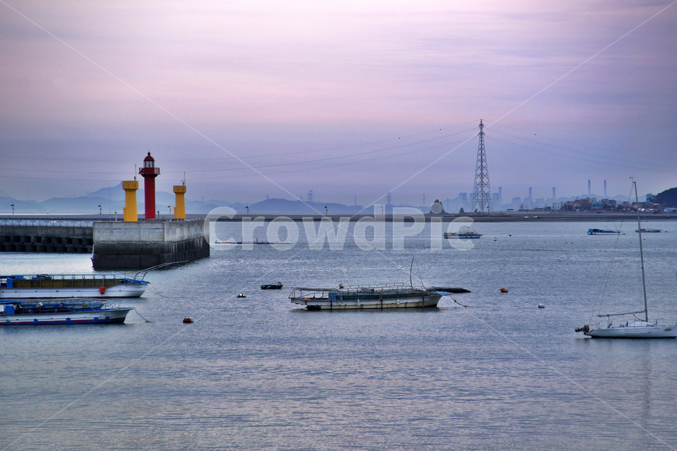제부도,등대,일몰,석양,방파제,전곡항,화성시,바다,어선,고기잡이배,등대,lighthouse