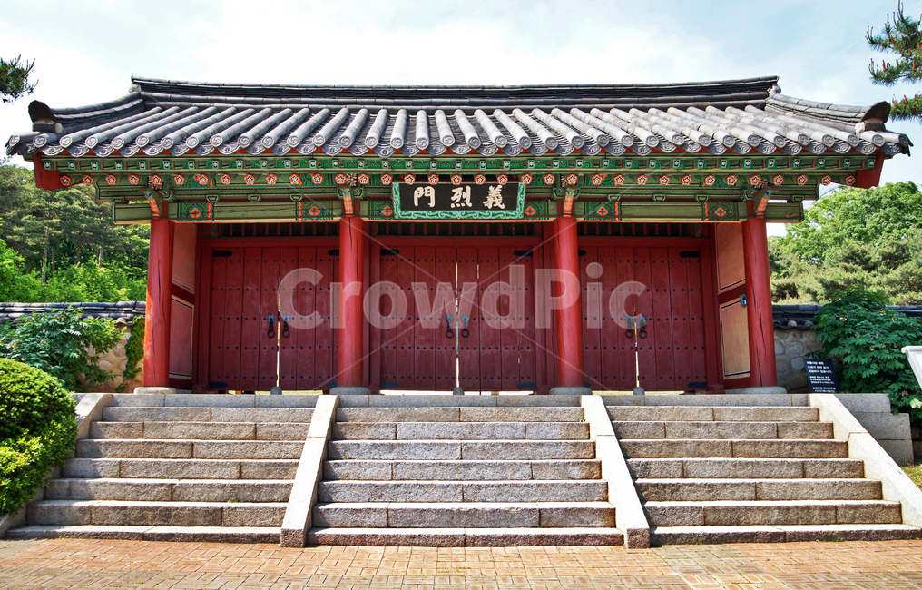 의열문,효창공원,의열사,정문,돌계단,사적지,효창원,한국전통,한국문화,korean traditional,korean culture