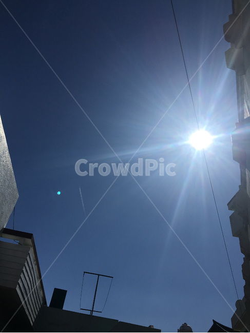 건물,하늘,전기선,라인,경치,building,sky,blue,electricline,view
