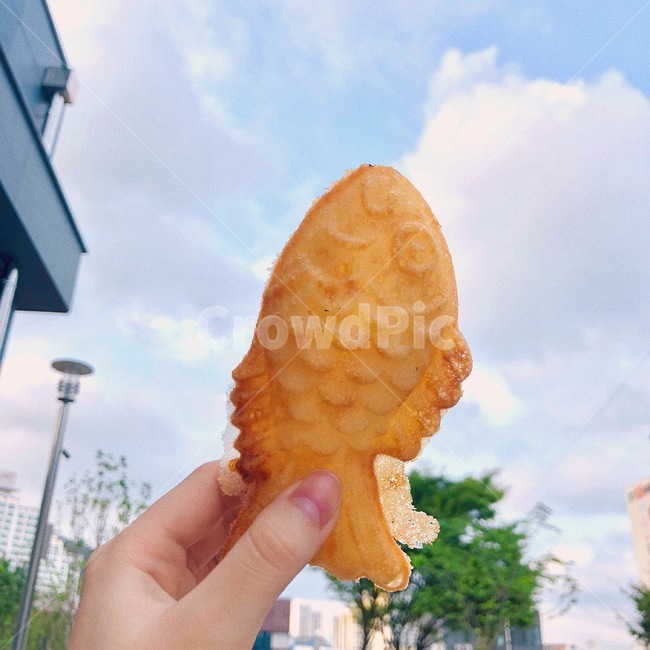 붕어빵,가을,음식,하늘,구름