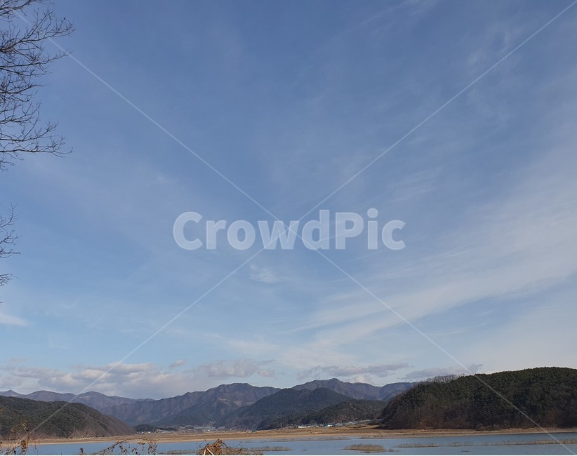 안동호,하늘,호수,lake,sky