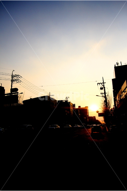 풍경,도시,해질녘,노을,하늘,도시,풍경,city,landscape,실루엣,그림자,silhouette,shadow