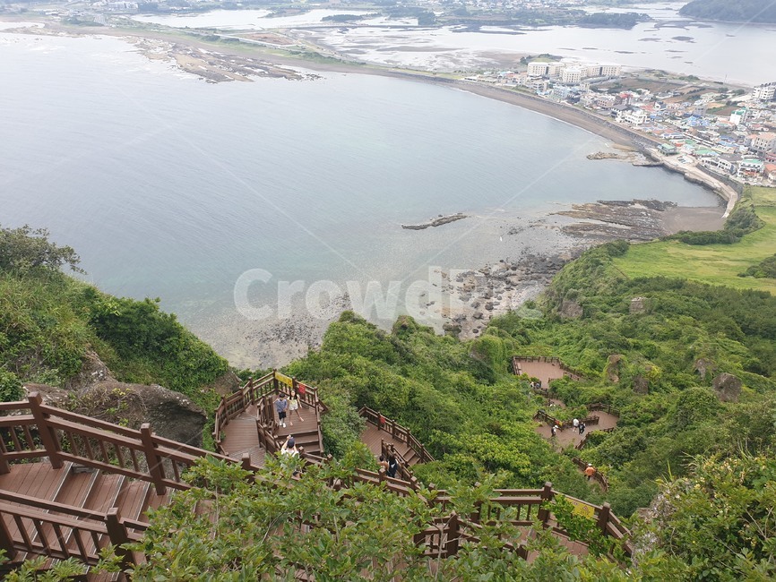 제주도성산일출봉,성산일출봉,자연,뷰,풍경,바다
