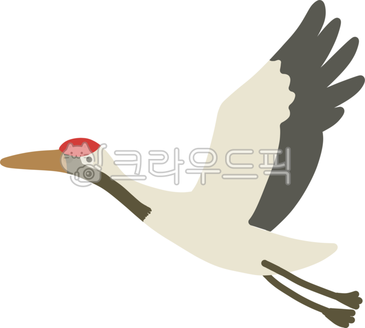 White heron,New Year's Day,bird,Korean traditional bird,First full moon of the lunar year,Chuseok,holiday,crane,crane,Korean tradition,Lunar New Year,Korean traditional illustration,New Year's Eve,Happy New Year,crane illustration,N