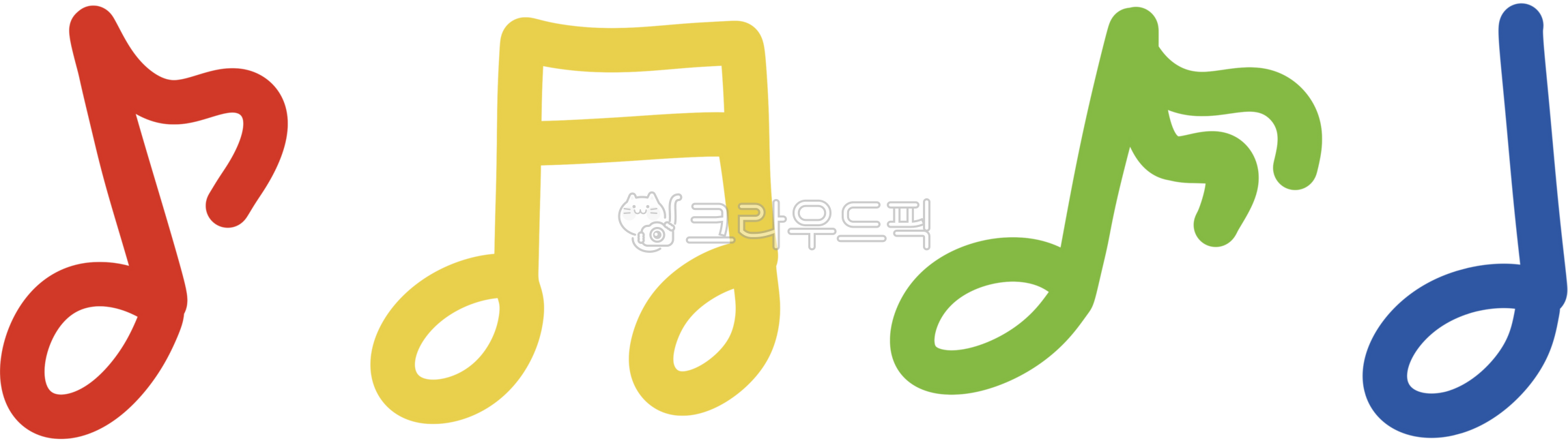 음표디자인, 음표, 음표일러스트, 음표음계, 음표음악, 사진,이미지,일러스트,캘리그라피 - yemosa작가
