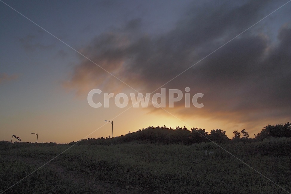 자연,하늘,해질녘,노을,구름,나무,감성,고요,어두운,자연,풍경,nature,landscape,outdoors,옥외
