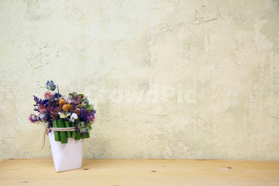드라이플라워,미니화분,수국,맨드라미,솔방울,꽃,flower,실내용화초,화분,화초,house plant