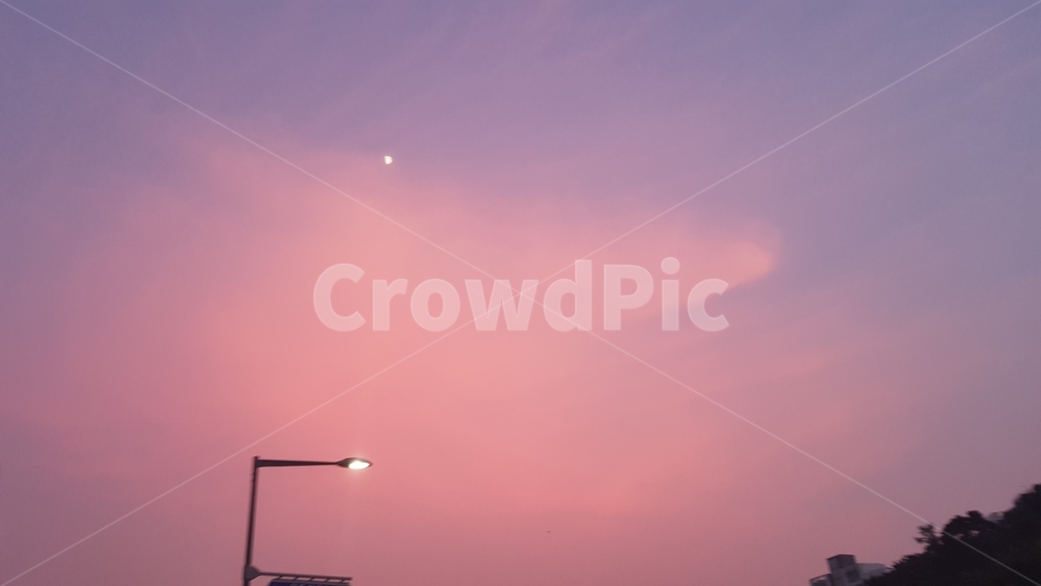 nature,자연,weather,날씨,노을,달,야경,밤,풍경,nightscape,night,landscape