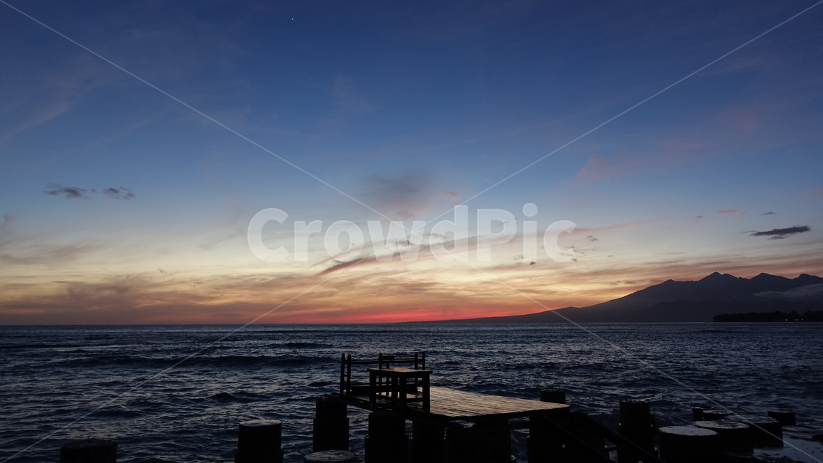 하늘,일출,바다,sky,sunset,sea,ocean,dawn,red,blue,빨강,파랑,노을,태평양