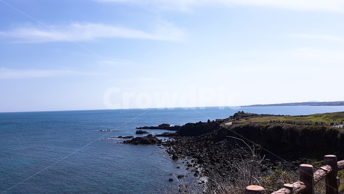 제주도,주상절리,섭지코지,바다,풍경