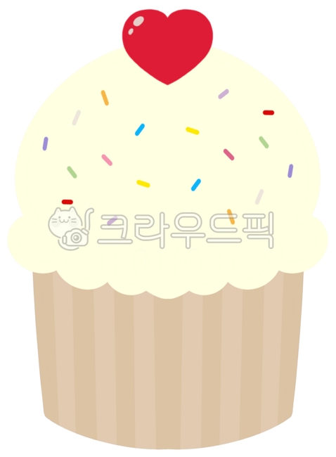 머핀,머핀일러스트,머핀그림,컵케이크,디저트,빵,머핀아이콘,간식,하트머핀,하트,바닐라머핀