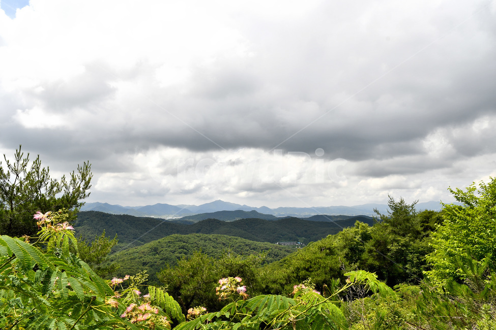 자연,구름,병풍산,첩첩산중,산,한국자연풍경,한국자연경관,korea nature landscape