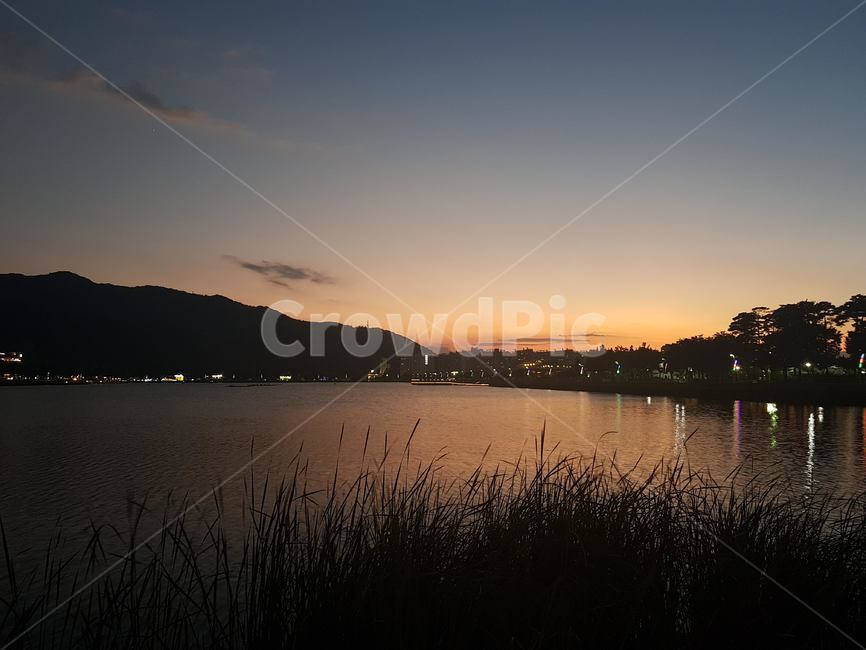 수성못,수성못야경,야경,호수,대구,노을,일몰,자연,풍경,nature,landscape,outdoors,옥외