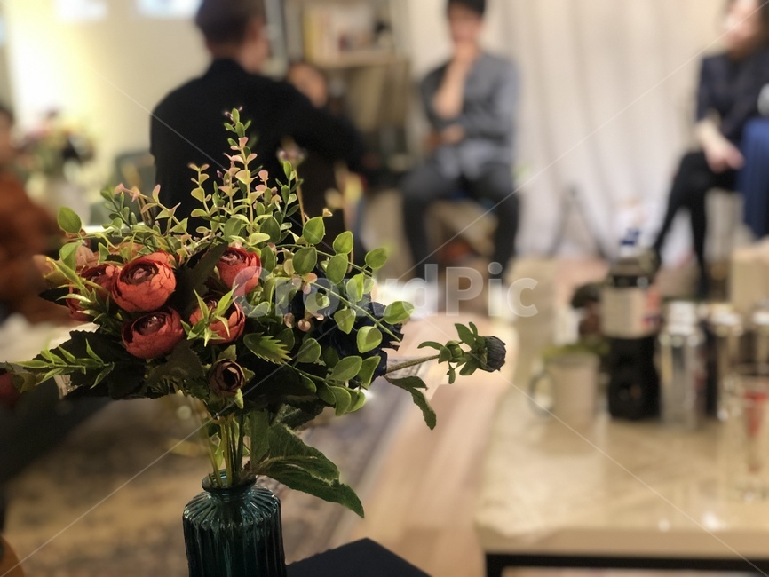 친구,여유,person,friend,카페,flower,꽃