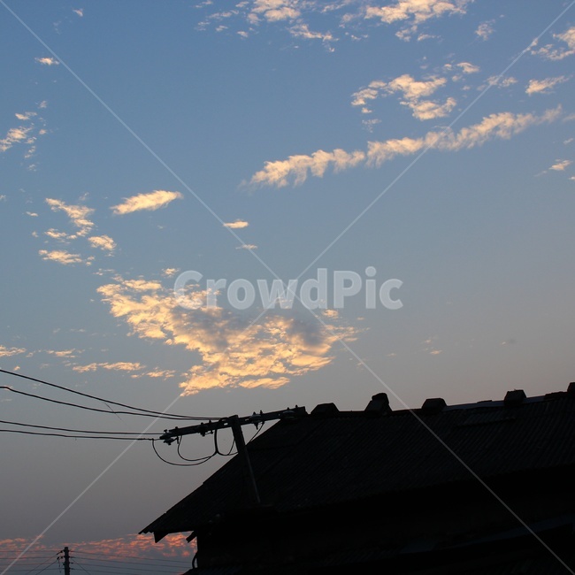 시골,해질녘,노을,일몰,일몰사진,일몰풍경,시골,마을,풍경,landscape,country,rural,town,실루엣,그림자,silhouette,shadow,건축물,건물외관,exterior,building,structure,architecture,construction