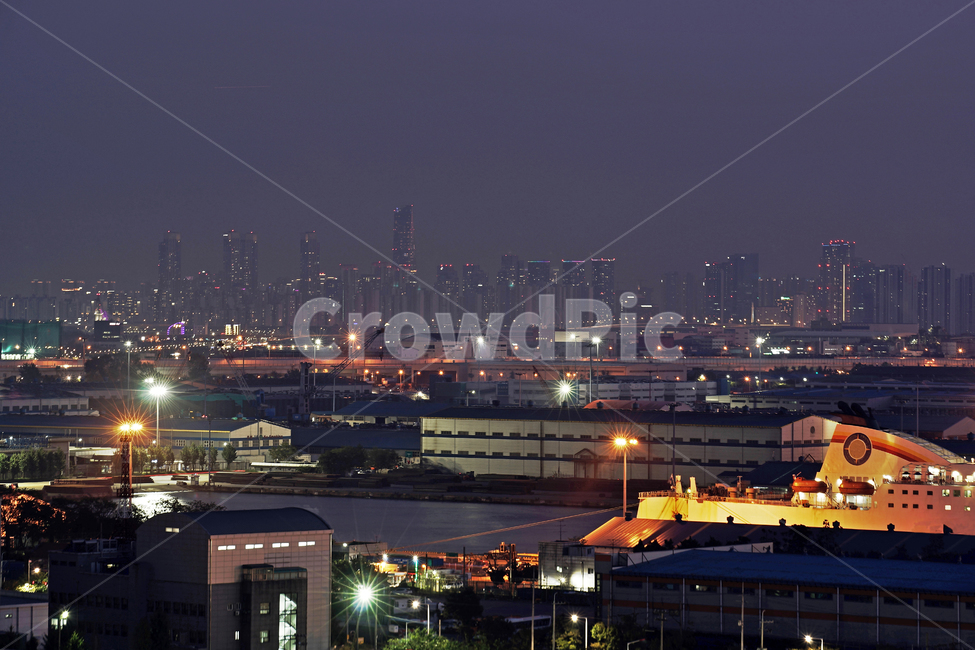 인천항,내항,여객터미널,인천,제1부두,송도신도시,야경,여객선,바다,야경,밤,풍경,nightscape,night,landscape