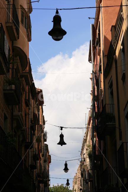 유럽,유럽풍경,유럽거리,고풍,스페인,spain,girona,oldvillage,가로등,streetlamp,골목길,alley
