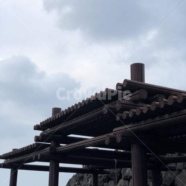 바다,하늘,porch,현관,pergola,페르골라