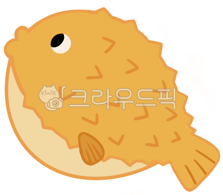 바다,해양생물,복어,노랑,물고기