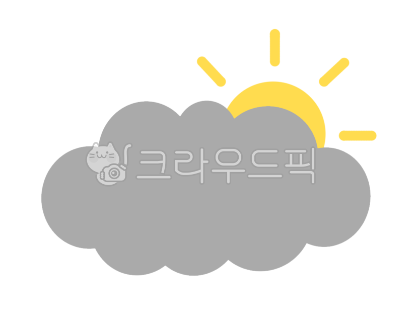 Nukki,hand drawing,weather picture,weather illustration,png,Cloudy then clear,painting,design,weather,illustration