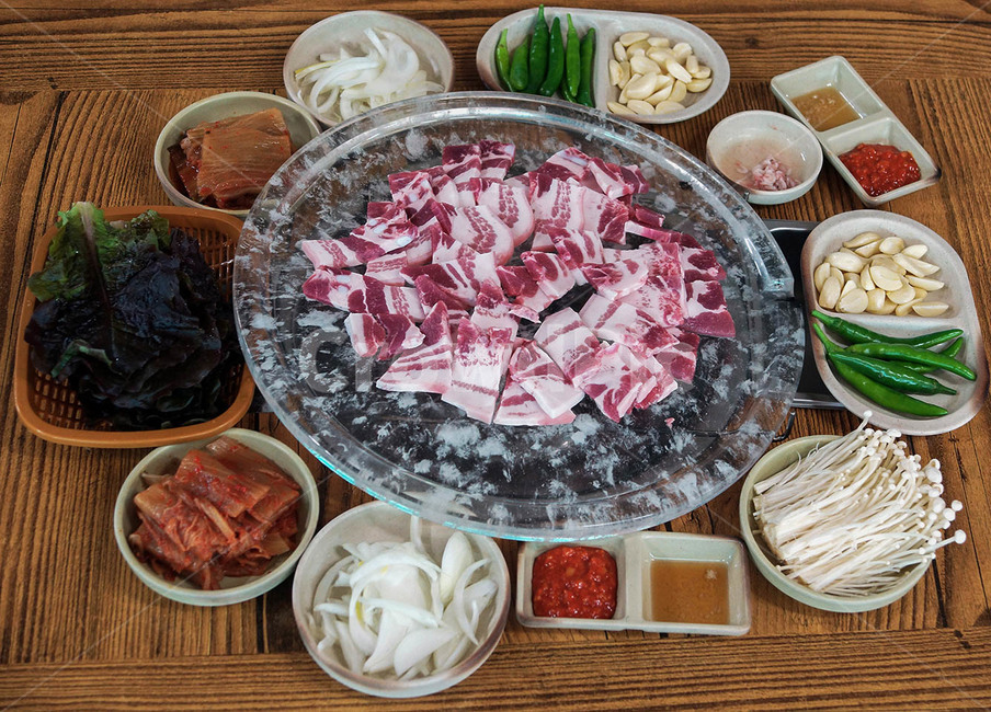 pork belly,Black pork belly,Okdol grilling plate,Black Pig,roast