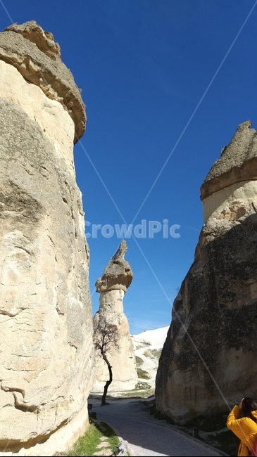 스머프집,터키,카파도키아,이색적인,버섯모양,turkey,cappadocia,nature,자연,cliff,낭떠러지,outdoors,옥외