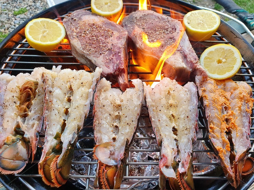 바베큐,랍스터,소고기,barbeque,음식,음식,식재료,요리,food,cook,meal,dishes,food reserves,육류,고기,meat,수산물,해산물,fishery products,seafood