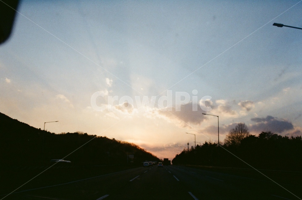 퇴근길,구름,노을,뭉게구름,저녁,sunset