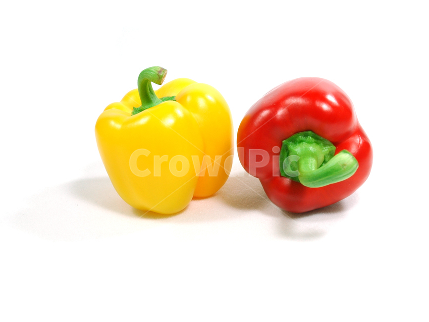 피망,파프리카,야채,채소,음식,요리,흰배경