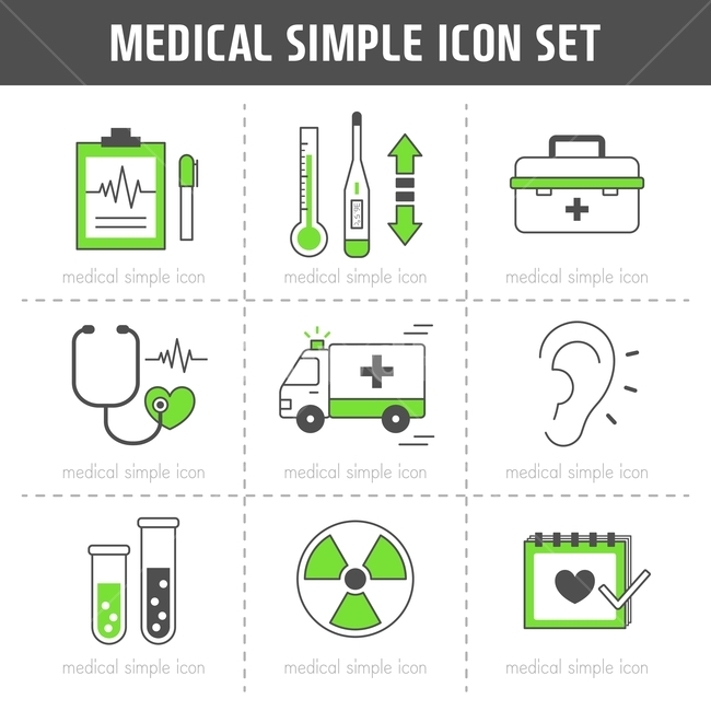 medical,infographic,Medical treatment,icon,first aid kit,ambulance,schedule,Flat icon,medical records,thermometer,stethoscope,Simple icon