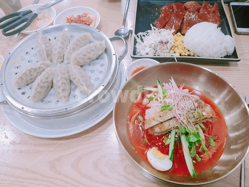 부산밀면,육전밀면,비빔밀면,여름음식,밀면