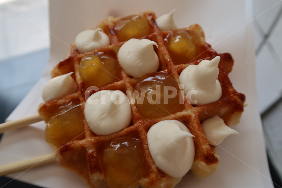 와플,디저트,크림,크림치즈,망고,빵,치즈,bread,dessert,waffle,sweet,mango,cheese,creamcheese,cream