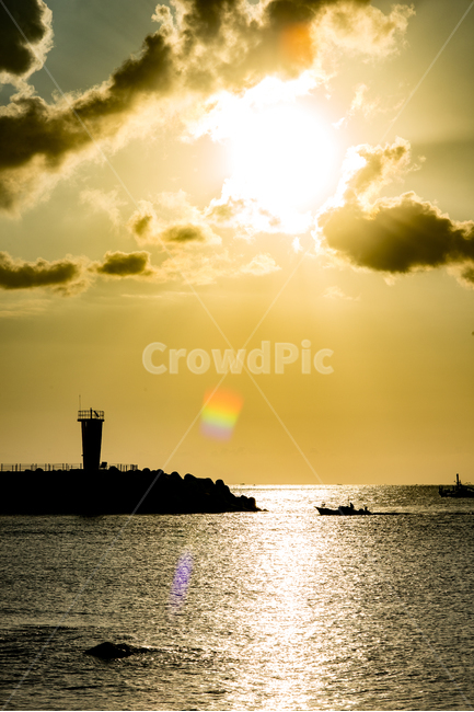 바다,노을,일출,일몰,항구,고성,자연,풍경,nature,landscape,등대,lighthouse,flare,플레어,light,빛,sunlight,햇빛