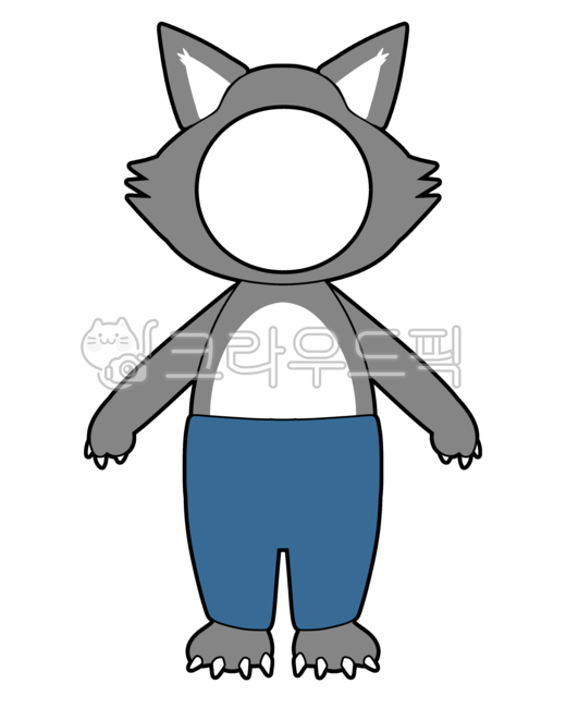 composite image,synthesis,Kindergarten illustration,A wolf,kindergarden,Daycare illustration,Day care Center,animal,illustration