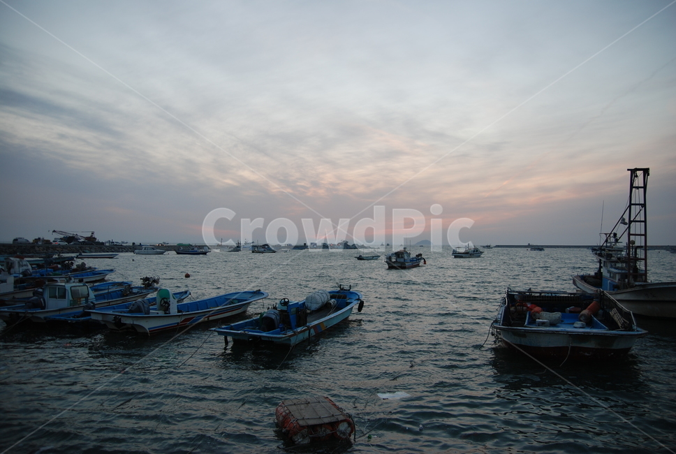 하늘,노을,저녁노을,바다,배,선박,파도,석양,산업,industry,industrial,어업,fishery,fishing industry