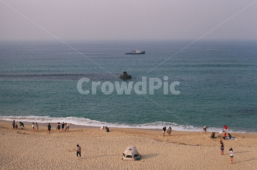필름,바다,동해,감성,풍경,해변,바다,beach,sea,사람들,대중,군중,other people,crowd