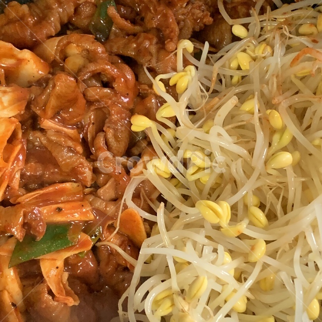 닭발,무뼈닭발,콩나물,안주,음식