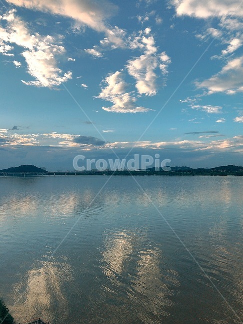 구름,하늘,한강,반영,물결,자연,풍경,nature,landscape,water,물,outdoors,옥외
