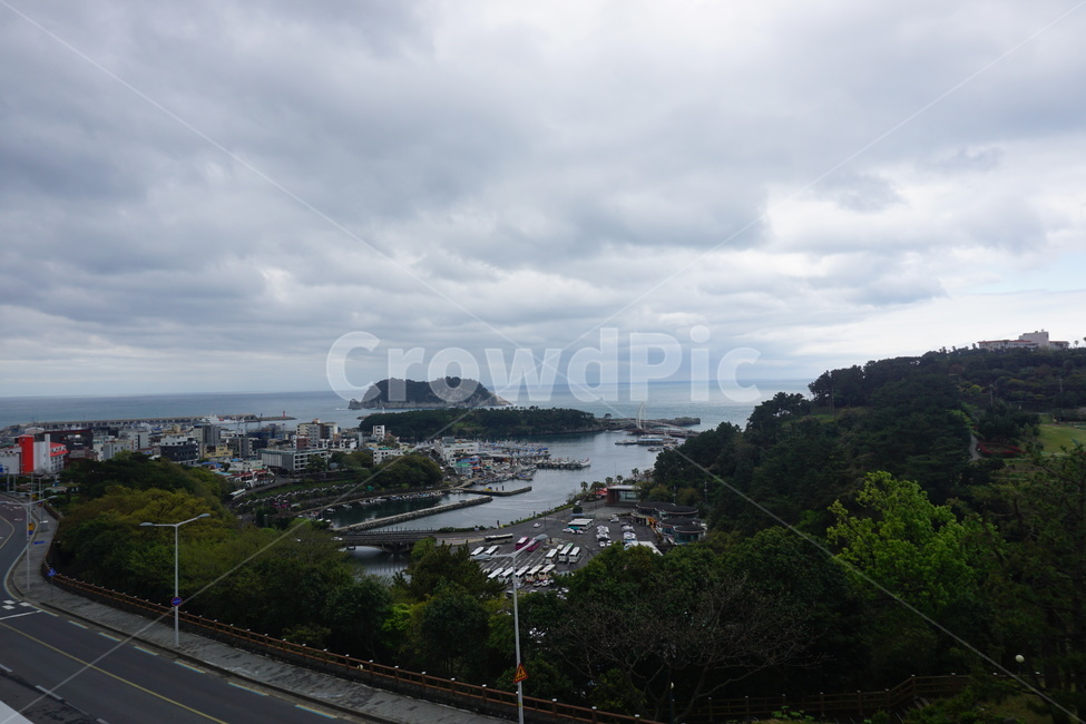 제주,제주도,흐림,새연교,바다,섬