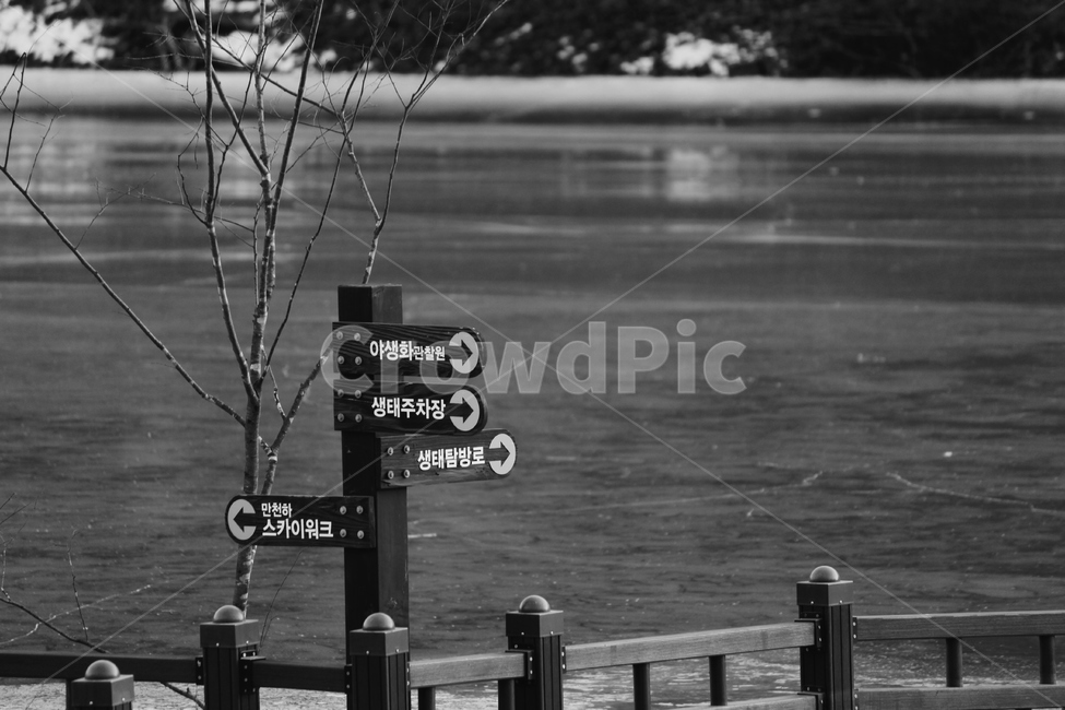 겨울,표지판,흑백,호수,winter,black,sign,lake