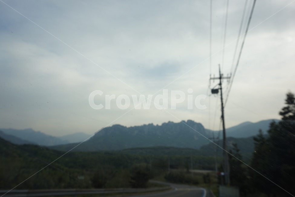 울산바위,도로,하늘,경치,풍경,자연,풍경,nature,landscape