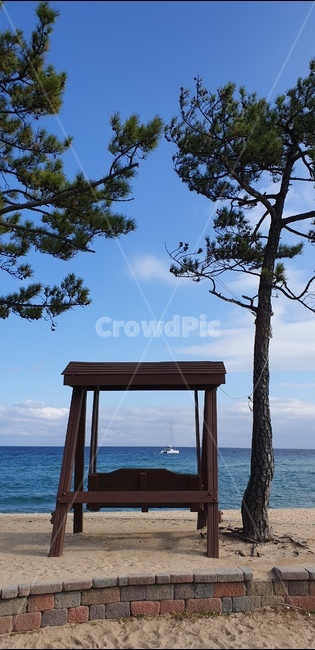 바닷가,경주,바다,흔들의자,의자,하늘,해변,해변,바다,beach,sea
