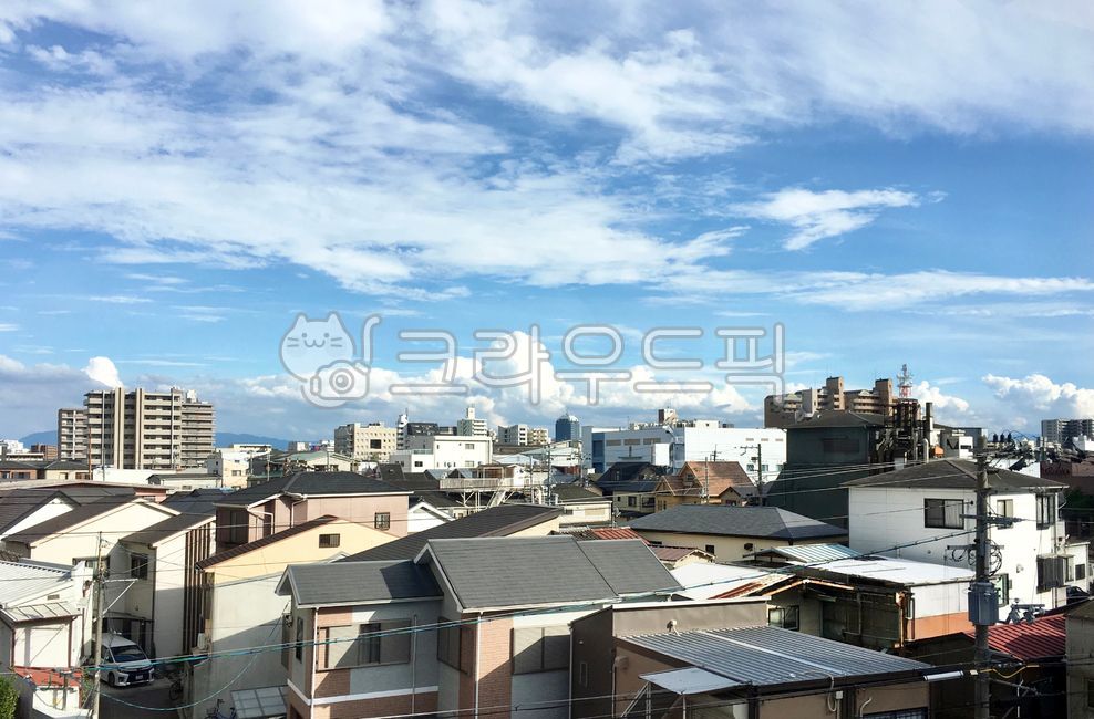 sky,residential area,roof,town,japan,Japanese sensibility
