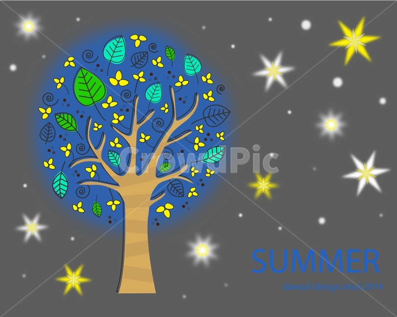 나무,풀,잎,꽃,여름,스케치,일러스트,여름,계절,summer,season,그래픽,일러스트레이션,graphic,illustration,art,미술