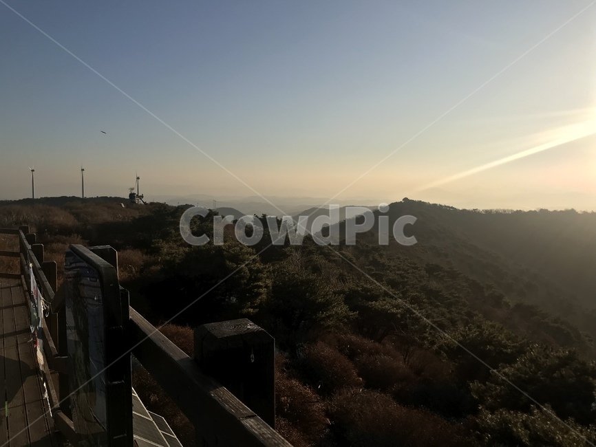 산,산정상,일출,해돋이,한우산