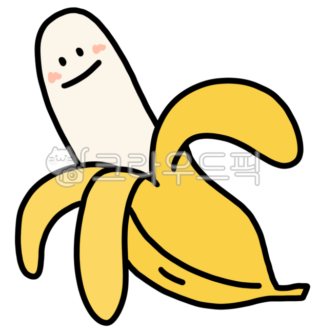 바나나,바나나일러스트,과일,바나나캐릭터,바나나도안,과일캐릭터,과일도안,과일일러스트
