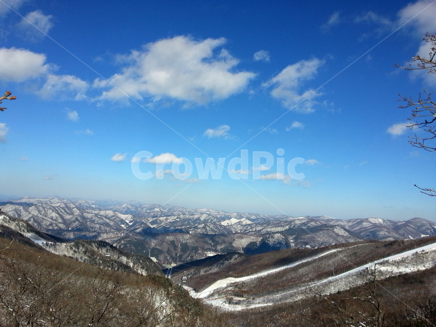 겨울산,winter,mountain,한국,korea,눈,하늘,sky,구름,cloud,풍경,landscape,자연,nature