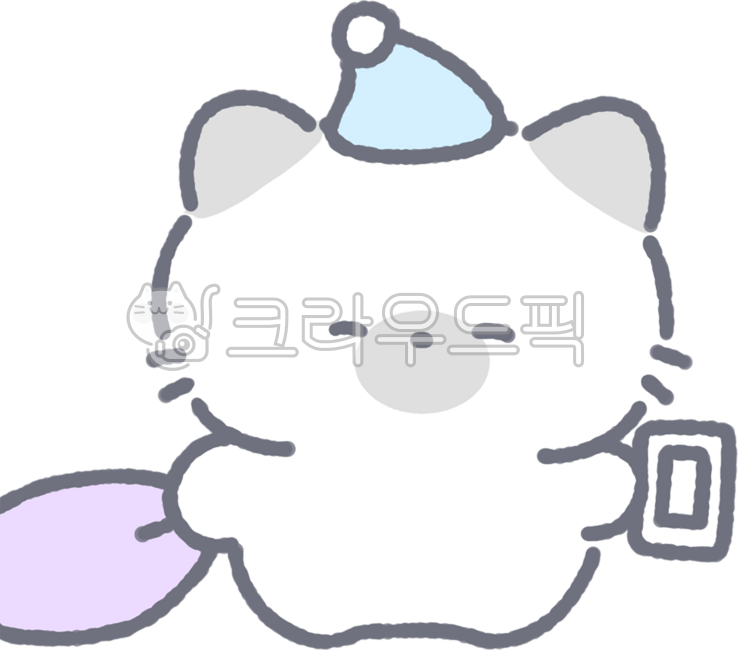 귀여운,동물,고양이,이모티콘,잘자,굿나잇