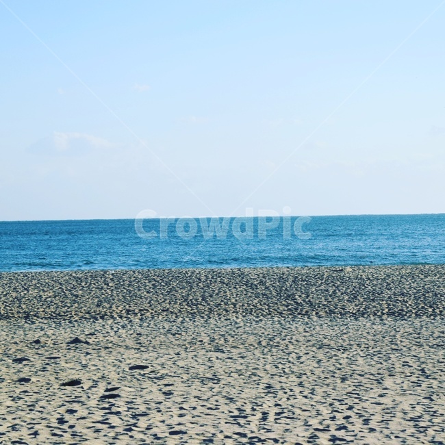 바다,모래사장,하늘,비율,평온,해변,바다,beach,sea